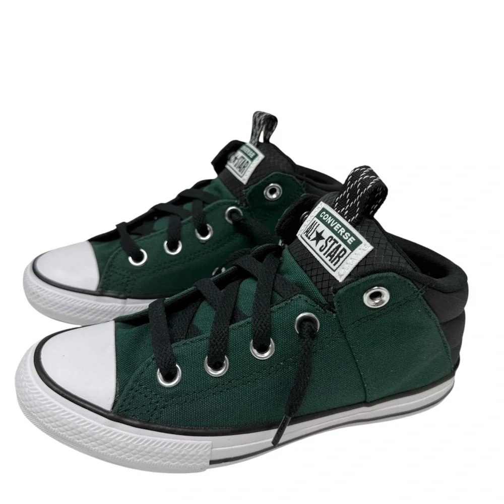 Converse CTAS Axel Mid Size youth 2 Sneakers Shoes green black New